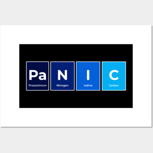 Panic Chemistry Periodic Table Elements Posters and Art